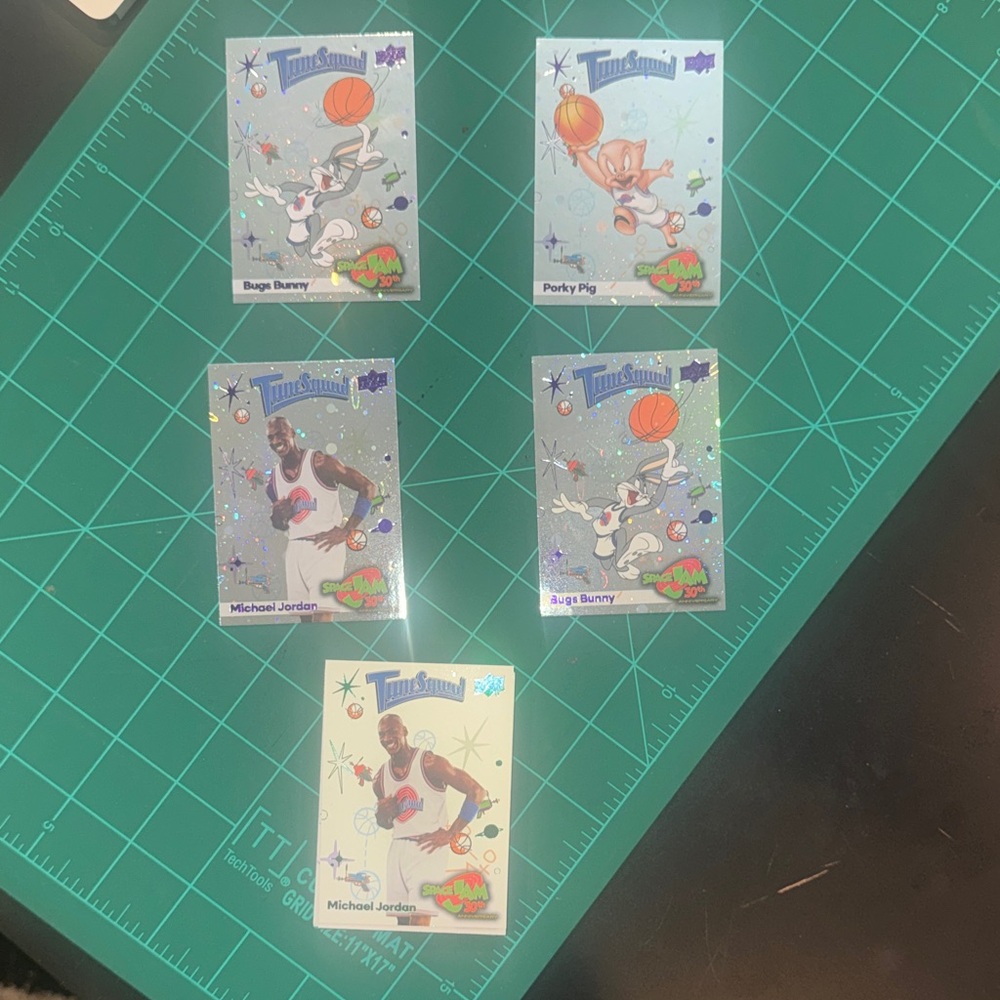 Space Jam Trading Cards Set Michael Jordan halo